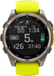 Smartwatch Garmin fenix 8 47mm Solar Sapphire Titanium with Amp Yellow and Graphite Silicone Band (010-02906-21) - obraz 9
