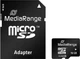 Карта памяти MediaRange microSDHC 16GB Class 10 + SD-адаптер (MR958) - изображение 1