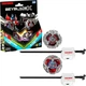Набор Бейблейдов Оптимус и Мегатрон Hasbro Beyblade X Transformers Collab Optimus Prime 4-60P vs. Megatron 4-80B Разноцветный - изображение 1