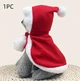 Пальто новогоднее для собак и кошек Красное Size L - изображение 2