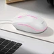 Миша дротова, ігрова, Hoco GM37, Wonderful gaming luminous, 800-2400DPI, USB, 1.4m, Білий - зображення 4