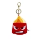 Брелок Мыслями наизнанку плюшевый Inside Out Anger Гнев инсайд фигурка игрушка для ключей, рюкзака, сумки 10см - изображение 3