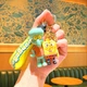 Брелок Губка боб і Сквідвард SpongeBob Спанч Боб фігурка іграшка для ключів, рюкзака, сумки 5,5 см - зображення 4