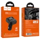 АЗУ FM модулятор Hoco E87 Delta 35W (1USB-A/1C) Black - изображение 4