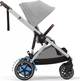 Wózek spacerowy elektryczny Cybex eGazelle S Stone Grey 524000523 (4063846465866) - obraz 3