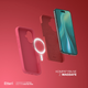 Etui plecki Etteri Silicone Mag do Apple iPhone 16 6.1 Raspberry (GSM186004) - obraz 6