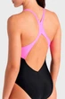 Купальник Arena Openings Swimsuit V Back Lb 44 Black/Green 008063-590 42 - изображение 4
