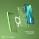 Etui plecki Etteri Silicone Mag do Apple iPhone 16 Plus 6.7 Light green (GSM185977) - obraz 6