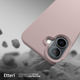 Etui plecki Etteri Silicone Mag do Apple iPhone 16 Plus 6.7 Light pink (GSM185996) - obraz 8