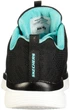 Жіночі кросівки Skechers 12615 BKTQ 36 (6) 23 см Чорно-бірюзові (190872503232) - зображення 5