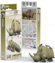 Model 3D do składania Eugy Zoo Nosorożec (9421035150750) - obraz 3