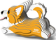 Model 3D do składania Eugy Zoo Welsh Corgi (9421035150828) - obraz 4