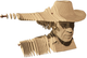 Puzzle 3D - konstruktor Cartonic 3D Puzzle Chuck Chuck Norris Kartonowy (4820191132825) - obraz 3