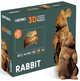 3D пазл-конструктор Cartonic 3D Puzzle Rabbit Кролик Картонний (4820191133242) - зображення 2