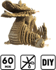 3D пазл-конструктор Cartonic 3D Puzzle Dragon Картонний (4820191133266) - зображення 7