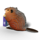 Збірна 3D модель Eugy Зоопарк Бобер (9421036940480) - зображення 5