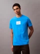 Футболка хлопковая длинная мужская Calvin Klein 635681897 M Синяя (1159840872) - изображение 1