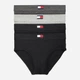 Набор трусов брифов мужских хлопковых Tommy Hilfiger 13612441 L 4 шт Черный/Серый (7114439124652) - изображение 1
