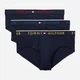 Набор трусов брифов мужских Tommy Hilfiger 52589264 M 3 шт Темно-синий (7114439124666) - изображение 1
