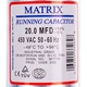 Конденсатор Whicepart 20uF 450V CBB65 - изображение 2
