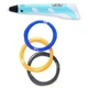 3Д ручка для рисования с LED дисплеем 3D Pen 2 Синяя - изображение 2