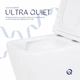Унитаз подвесной Qtap Crow безободковый с седалием Soft-close QT05335171W - изображение 5