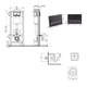 Инсталляция 4 в 1 Qtap Nest Swan Черный (QT16335180W48197) - изображение 2