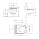 Унитаз подвесной Qtap Scorpio M-L Ultra Quiet 520x365x365 мм, с сиденьем Soft-close MagLock, White QTSCOML26W49624 - изображение 2