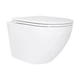 Унитаз подвесной Qtap Robin New керамический безободковый с сиденьем Soft-close белый (SD00050601) - изображение 1