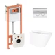 Инсталляция 4 в 1 Qtap Nest Swan Хром (QT16335180W48203) - изображение 1