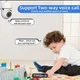 БЕСПРОВОДНАЯ IP КАМЕРА CAMERA WHITE DCD 100 TUYA APP КОМНАТНАЯ (5644-600560673) - изображение 6