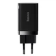 Сетевое зарядное устройство Baseus Super Si Pro 2 порта, USB + Type-C 30W Черный (CCSUPP-E01) - изображение 3