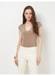 Боди H&M L Коричневый 1212637_01 - изображение 1