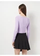 Боди лонгслив H&M M Сиреневый 1137323_сиреневый - изображение 2