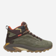 Buty trekkingowe męskie Merrell Moab Speed 2 Ltr Mid WP J037781 41 (7UK) 25.5 cm Oliwkowe (195020347119) - obraz 1