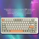 Клавиатура беспроводная Ajazz AK820 MAX Flying Fish Switch Retro Colour (AK820MAX-FF-R) - изображение 2