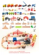 Игрушечная железная дорога из дерева Iekool-playtive 90 деталей 102x65 - изображение 2