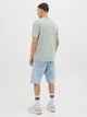 Футболка хлопковая длинная мужская Jack & Jones 12278508 S Iceberg Green (5715726973402) - изображение 2