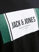 Футболка хлопковая длинная мужская Jack & Jones 12278508 S Black (5715726973280) - изображение 6