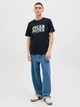 Футболка хлопковая длинная мужская Jack & Jones 12278523 XL Sky captain (5715729499725) - изображение 3