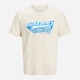 Футболка хлопковая длинная мужская Jack & Jones 12279535 M Antique White (5715724947795) - изображение 7