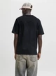 Футболка хлопковая длинная мужская Jack & Jones 12282779 S Black (5715730089755) - изображение 2