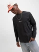 Лонгслив мужской Jack & Jones 12282895 M Black (5715730522184) - изображение 4