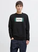 Свитшот на флисе мужской Jack & Jones 12278616 2XL Black (5715726976533) - изображение 1