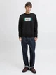 Свитшот на флисе мужской Jack & Jones 12278616 2XL Black (5715726976533) - изображение 3