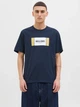 Футболка хлопковая длинная мужская Jack & Jones 12278508 2XL Sky Captain (5715726973440) - изображение 1