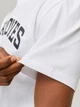 Футболка хлопковая длинная мужская Jack & Jones 12257579 L White (5715519837218) - изображение 6