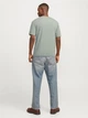 Футболка хлопковая длинная мужская Jack & Jones 12268415 M Iceberg Green (5715671965798) - изображение 2