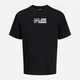 Футболка хлопковая длинная мужская Jack & Jones 12268415 M Black (5715671965712) - изображение 7