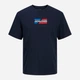 Футболка хлопковая длинная мужская Jack & Jones 12268415 L Sky Captain (5715611293103) - изображение 7